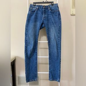 Taylor Stitch Button Fly Selvedge Slim Leg Men's Jeans